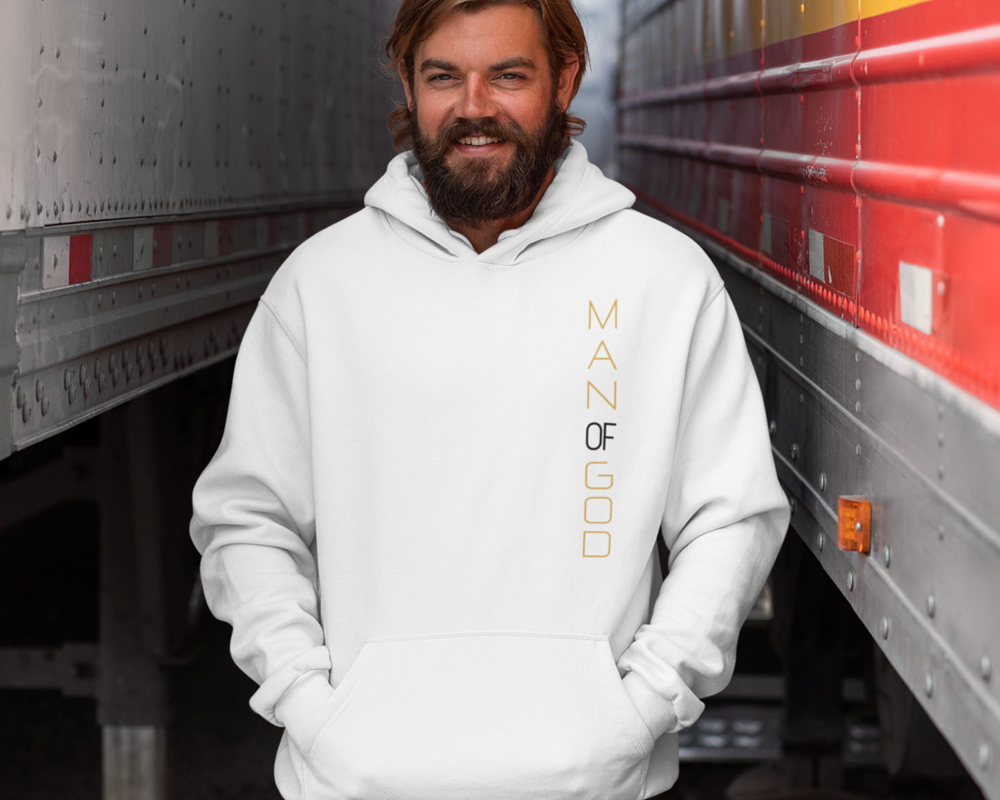 Man of God Mens Hoodie