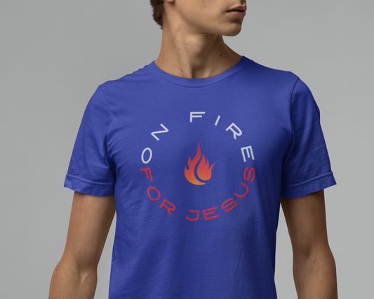 On Fire For Jesus Mens T-Shirt