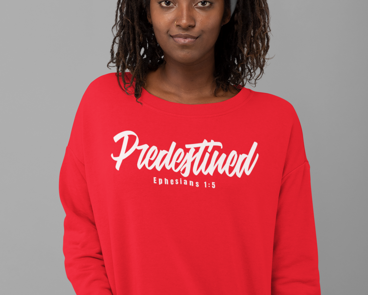 Predestined Womens Christian Sweatshirt