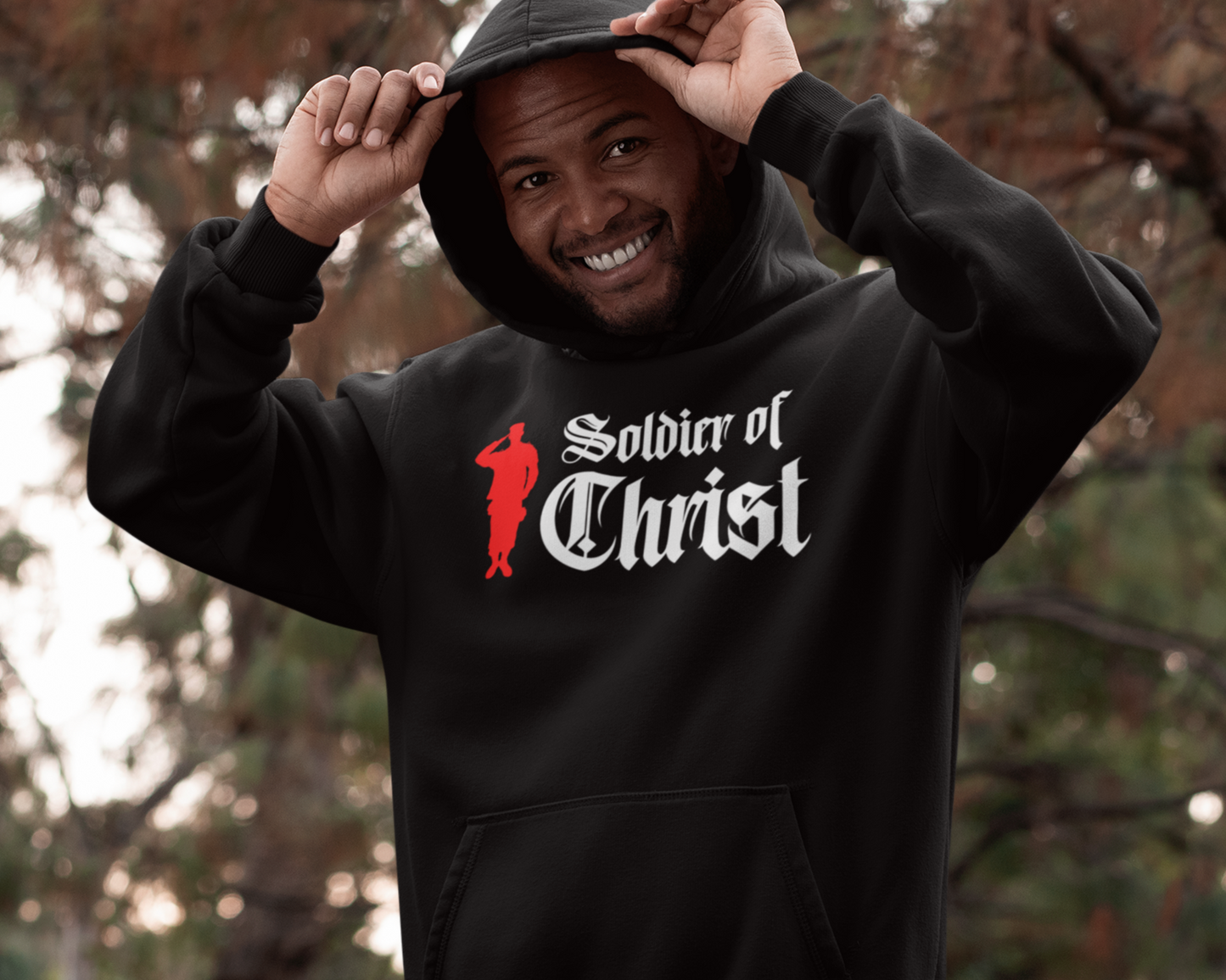 Soldier Of Christ Mens Hoodie