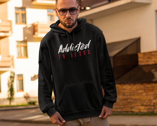 Addicted To Jesus Hoodie For Men