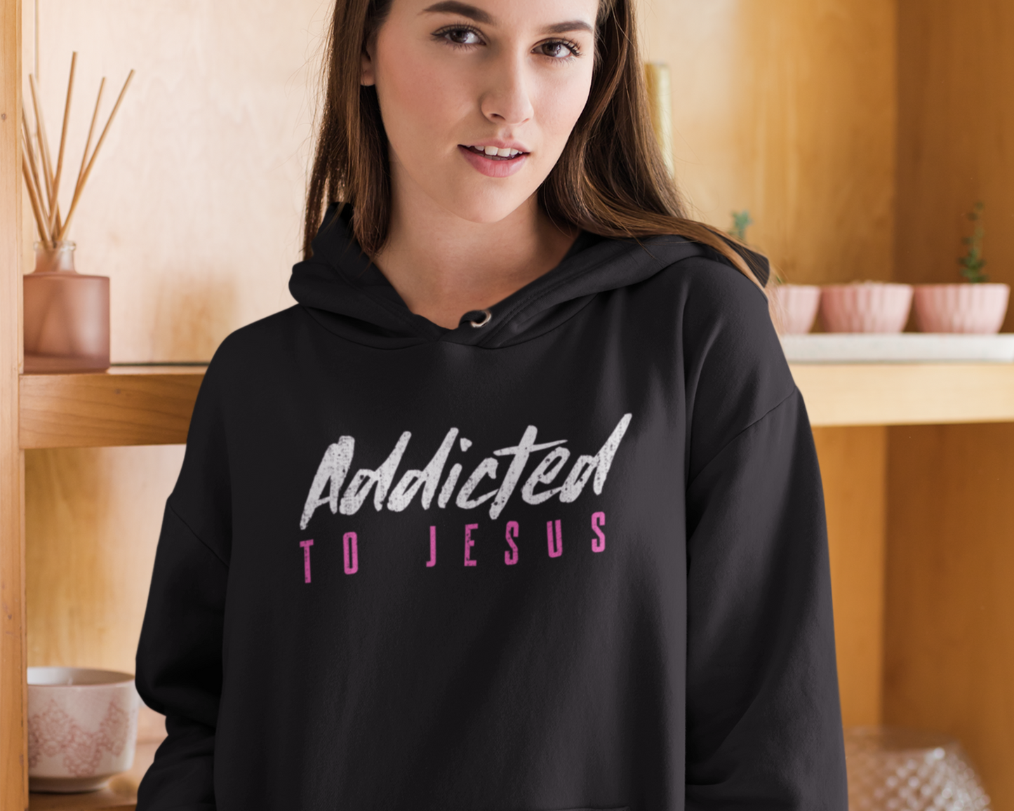 Addicted To Jesus Hoodie For Women