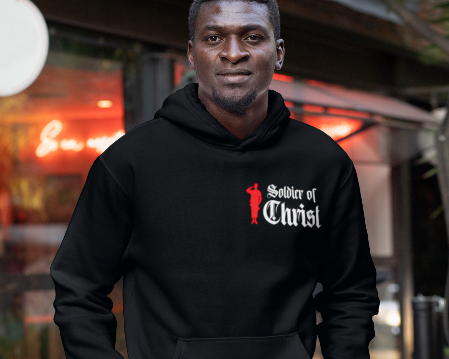 Soldier Of Christ Mens Hoodie