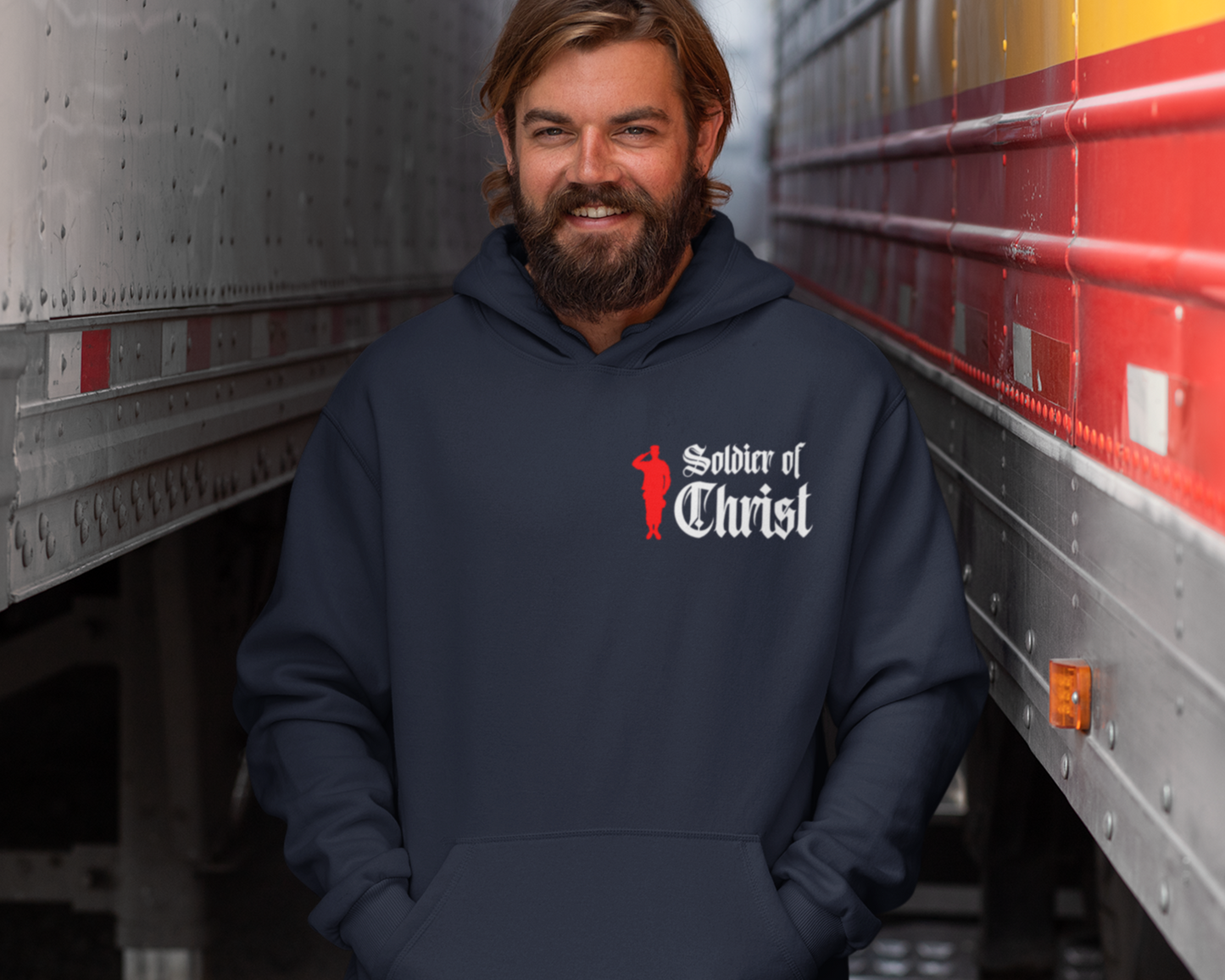 Soldier Of Christ Mens Hoodie