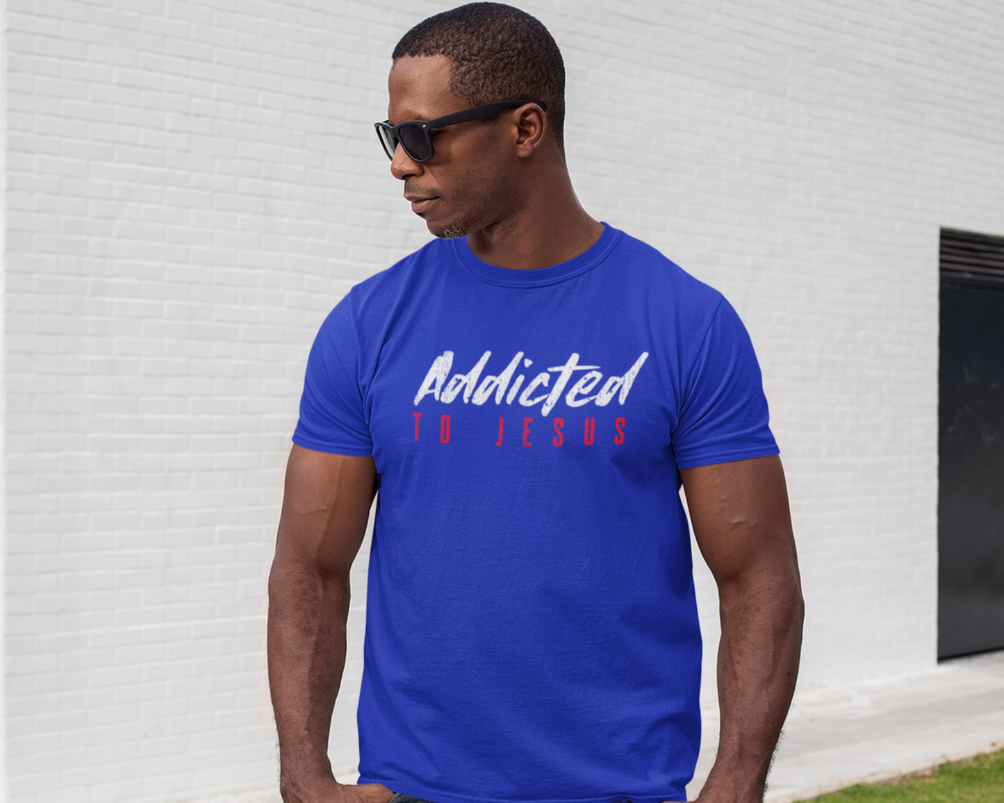 Addicted To Jesus Christian T-Shirt For Men