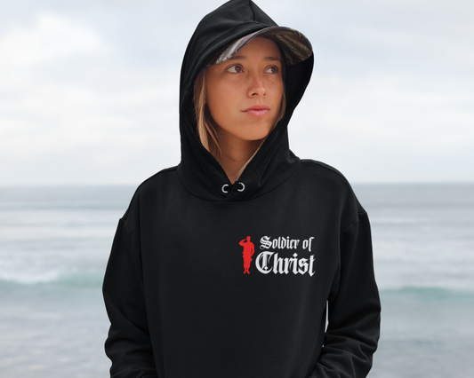 Soldier Of Christ Womens Hoodie