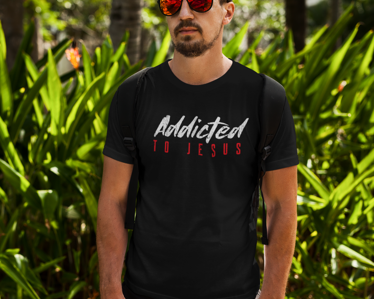 Addicted To Jesus Christian T-Shirt For Men