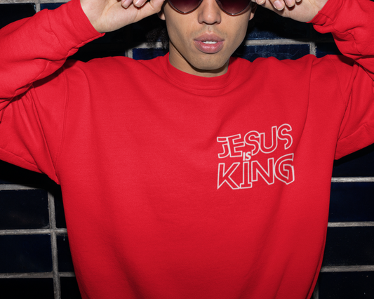 Jesus Is King Mens Sweatshirt