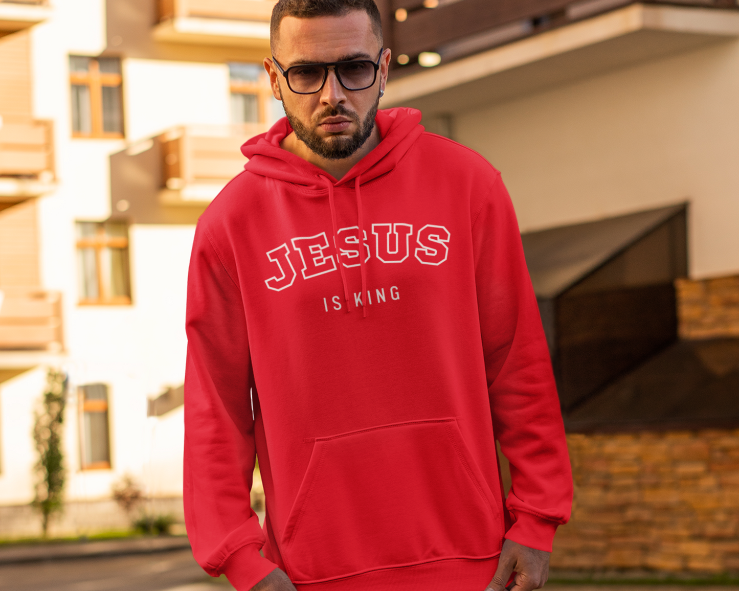 Jesus Is King Mens Hoodie