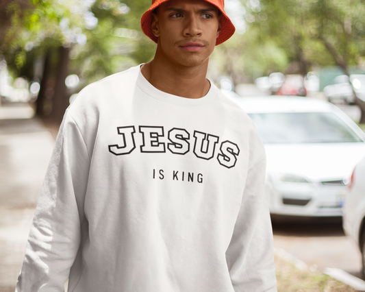 Jesus Is King Mens Sweatshirt