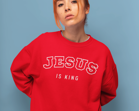 Jesus Is King Womens Sweatshirt