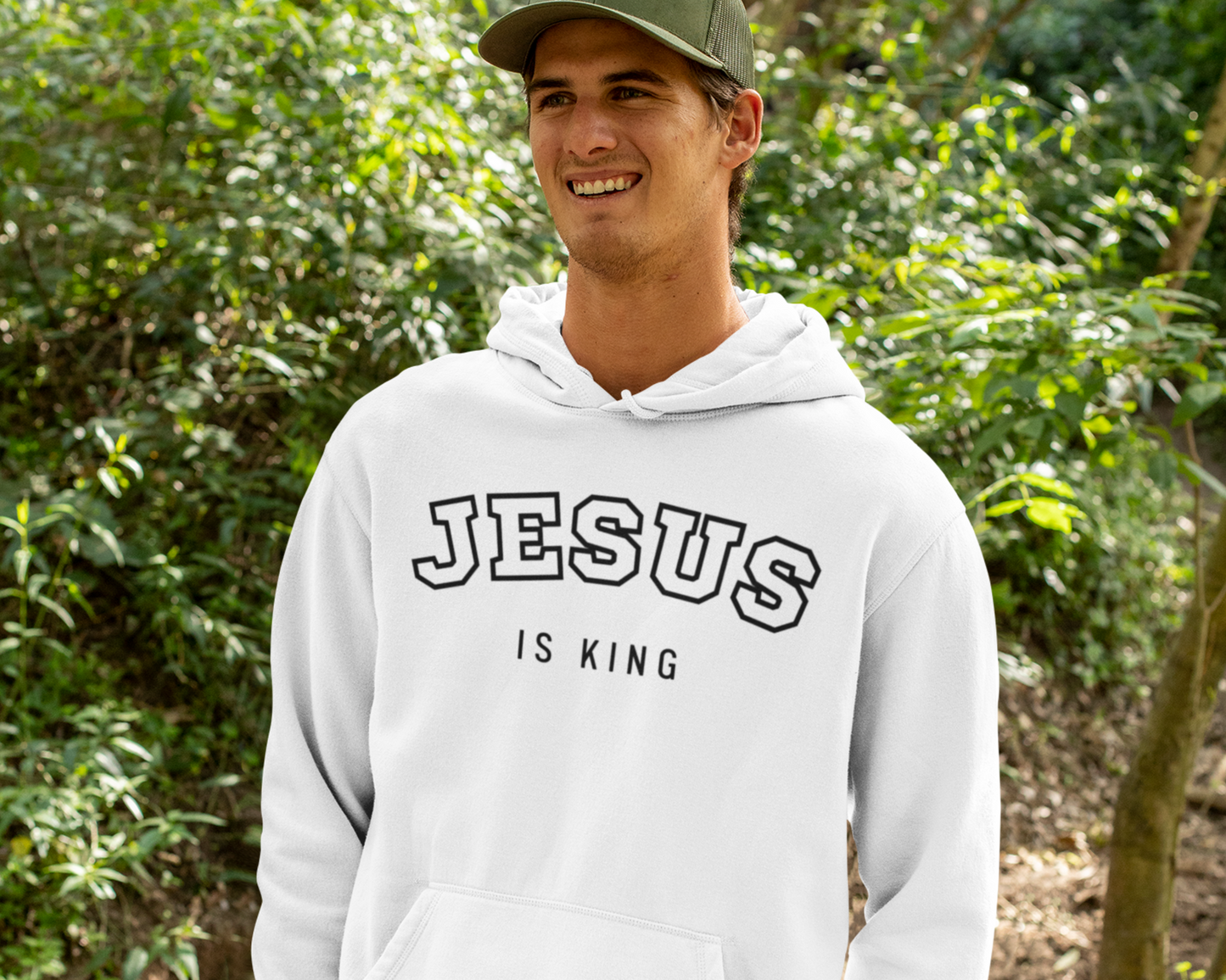 Jesus Is King Mens Hoodie