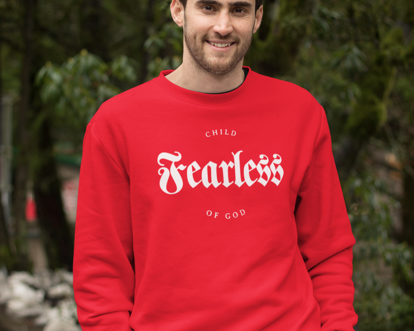 Fearless child of God Mens Sweatshirt