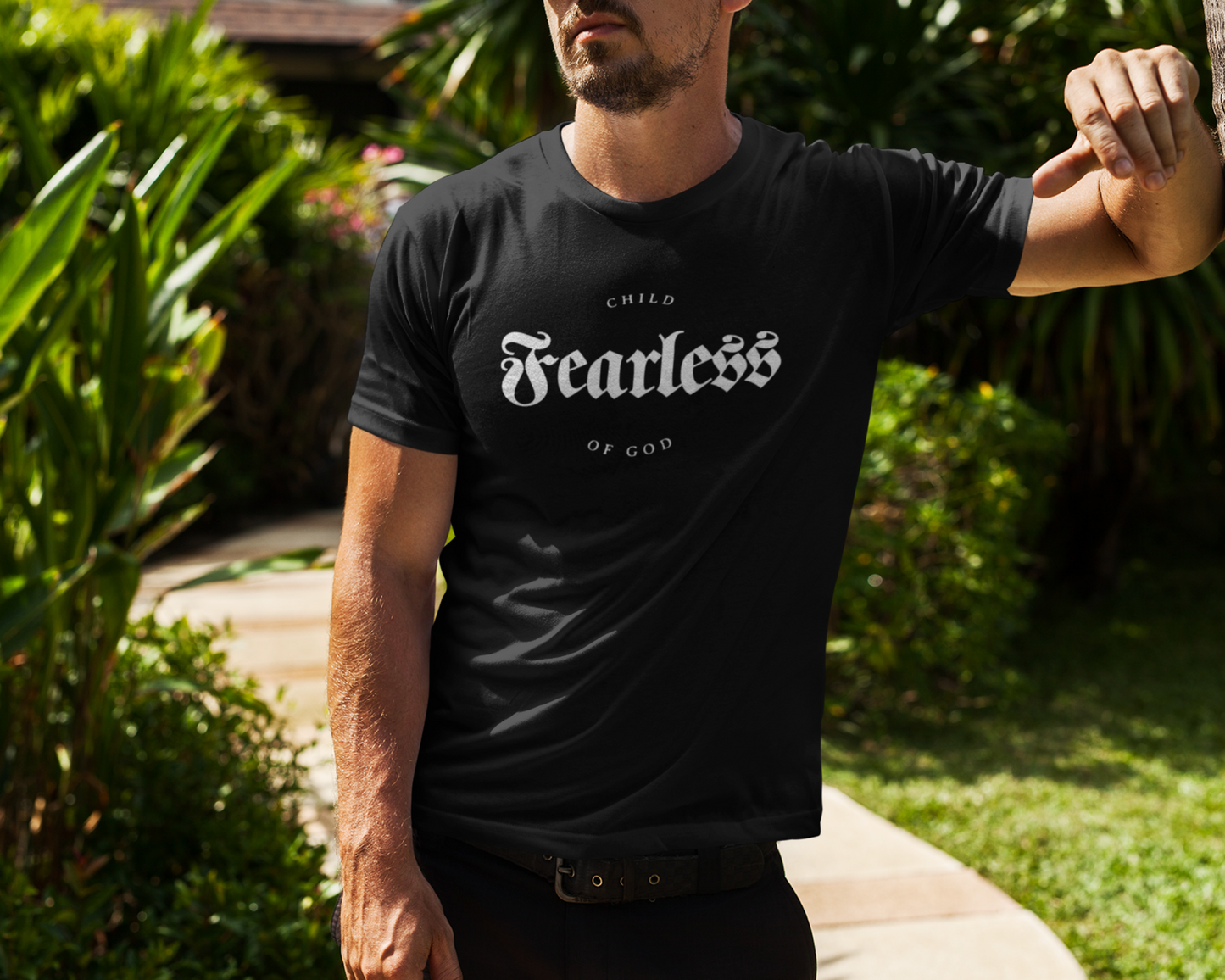Fearless child of God Mens T-Shirt