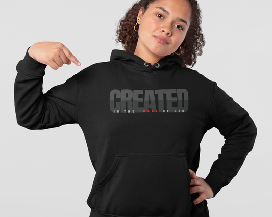 Created in the image of God womens Christian Hoodie