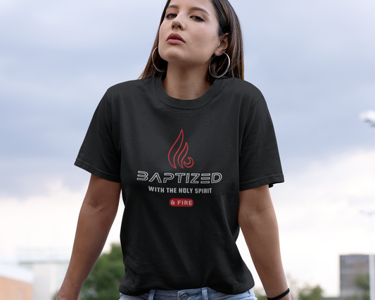 Baptized with the Holy Spirit Womens Christian T-Shirt