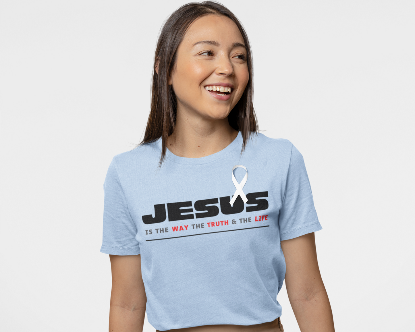 Jesus Way Truth Life Womens T-Shirt